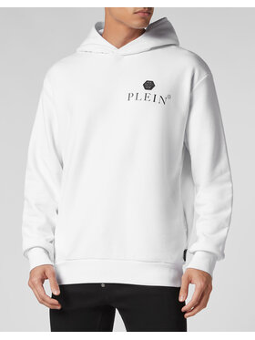 PHILIPP PLEIN PHILIPP PLEIN Mikina 5563 Biela Regular Fit