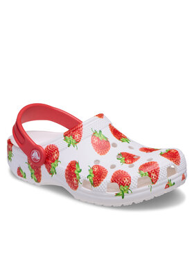 Crocs Crocs Iešļūcenes Kids’ Classic Fresh Fruits Clog 211020 Balts