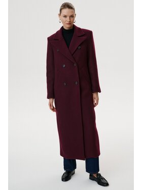MARI PRETI MARI PRETI Cappotto Caldessa Bordeaux Regular Fit