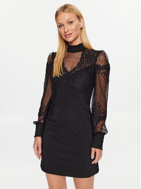 Morgan Morgan Kokteiļkleita Ronan Melns Slim Fit