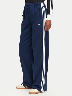 adidas adidas Долнище анцуг Pinstripe Firebird Loose Trackpant KS9976 Тъмносин Loose Fit
