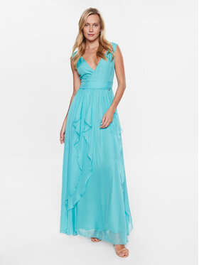 Liu Jo Liu Jo Večernja haljina CA3384 T3384 Zelena Regular Fit