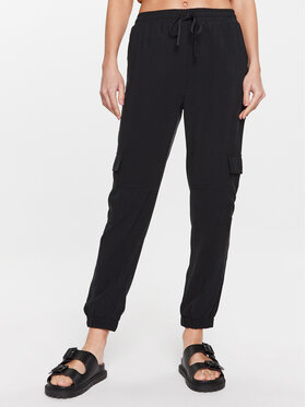Moss Copenhagen Moss Copenhagen Hlače iz tkanine 17515 Črna Basic Fit