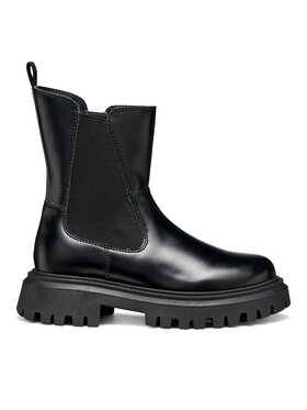 Geox Geox Schnürstiefeletten J Maquinnens J56M6D 0CNNH C9999 D Schwarz