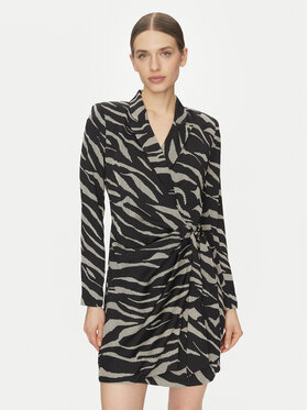 DKNY DKNY Koktejlové šaty DD4J6D32 Černá Slim Fit