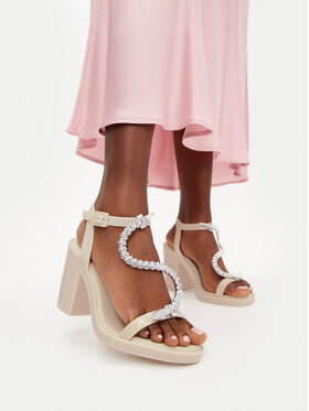 Melissa Melissa Sandale Melissa Snake Block + Bo.Bo Ad 35775 Bej