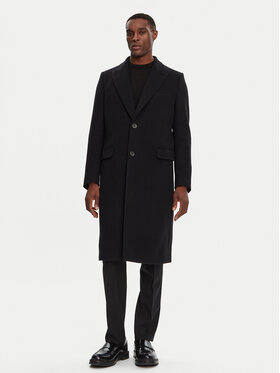 Dolce&Gabbana Dolce&Gabbana Wollmantel G036IT HUMJ2 Schwarz Regular Fit