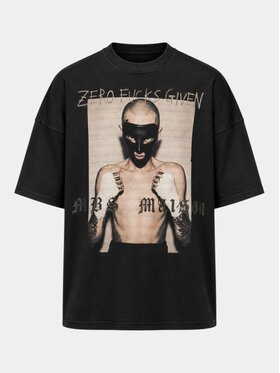MADE BY SOCIETY MADE BY SOCIETY T-Shirt Silent Form - T17847 Czarny Basic Fit