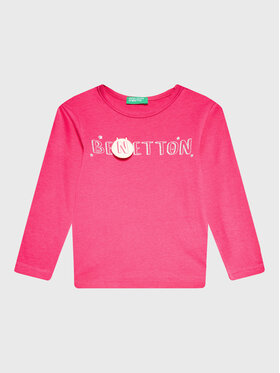 United Colors Of Benetton United Colors Of Benetton Majica 3ATNG105X Ružičasta Regular Fit