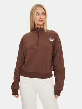 Reebok Reebok Μπλούζα Coverup 10007628 Καφέ Regular Fit