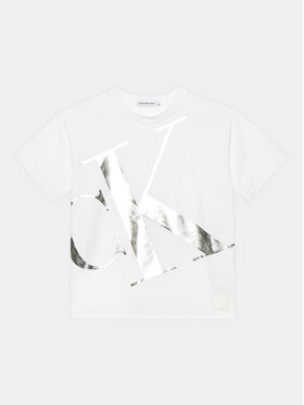 Calvin Klein Jeans Calvin Klein Jeans T-shirt Blown-up IB0IB01976 Bijela Regular Fit