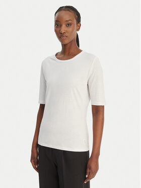 BOSS BOSS T-särk Evyta 50561508 Valge Slim Fit