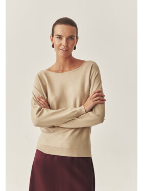 TATUUM TATUUM Sweter FLARIS 1 Beżowy Classic Fit