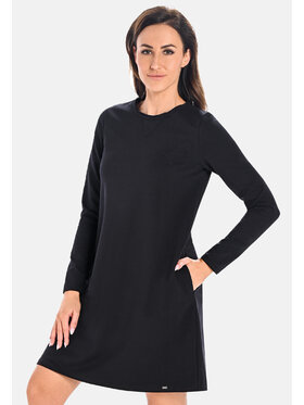 Teyli Teyli Sukienka 533 Czarny A-Line Fit