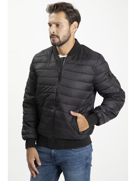 Cross Jeans Cross Jeans Kurtka bomber 40243-020 Czarny Regular Fit