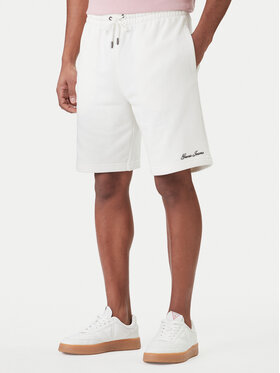 Guess Jeans Guess Jeans Pantaloncini sportivi M6GD49 KCPR1 Bianco Regular Fit