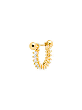 ANIA KRUK ANIA KRUK Piercing SRUKS0720Z Żółte złocenie