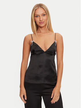 Guess Guess Koszulka piżamowa O4BH00 WGIN0 Czarny Regular Fit