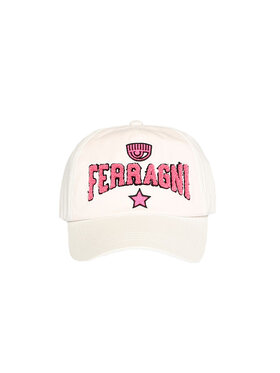 Chiara Ferragni Chiara Ferragni Kapelusz q-roa-27657 Biały