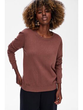 blue shadow blue shadow Sweter S7015 - 29 Brązowy Regular Fit