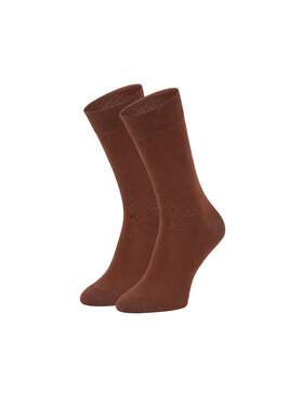 Zooksy Zooksy Skarpety wysokie unisex Basic Brązowy