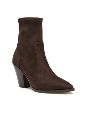 MICHAEL Michael Kors MICHAEL Michael Kors Bokacsizma Dover Heeled Bootie 40F3DOHE5S Barna