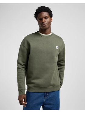 Lee Lee Bluza WORKWEAR Zielony Regular Fit