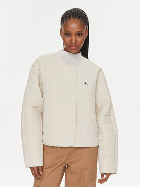 Calvin Klein Jeans Calvin Klein Jeans Átmeneti kabát J20J221369 Ekru Oversize