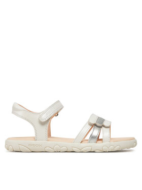 Geox Geox Sandály J Sandal Haiti Girl J458ZD 000NF C0459 D Bílá