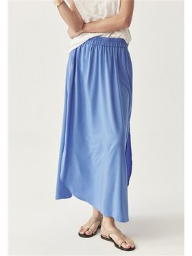 TATUUM TATUUM Midi sukňa KATIA Modrá A-Line Fit