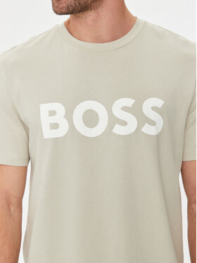 Boss Majica Thinking 1 50481923 Bež Regular Fit