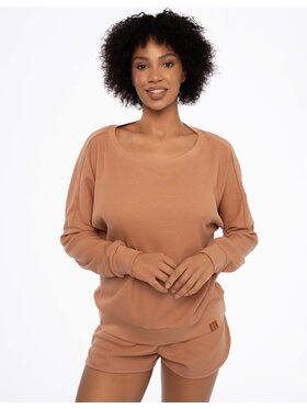 Esotiq Esotiq Piżama 41249-88X Brązowy Regular Fit