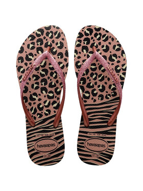 Havaianas Havaianas Klapki HAVAIANAS Ciabatta Donna Hav. Slim Animals Mix 4147964.1924 Nero Czarny