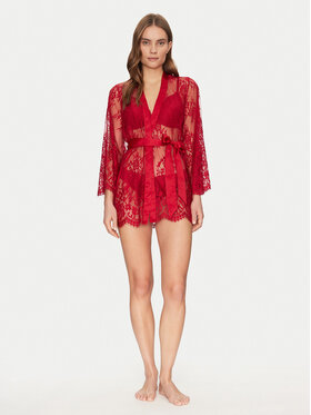 Hunkemöller Hunkemöller Chalatas Isabelle 300603 Raudona