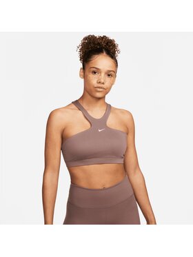 Nike Nike Biustonosz sportowy Indy Brązowy