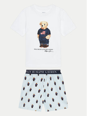 Polo Ralph Lauren Polo Ralph Lauren Pyžamo 8P0142 Bílá Regular Fit
