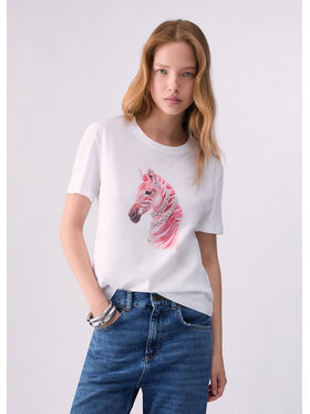 Liu Jo Liu Jo T-shirt WF6320JS923L9364 Bianco Regular Fit