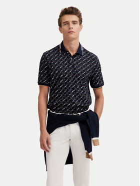 Bugatti Bugatti Poloshirt 8150-75032C Dunkelblau Regular Fit