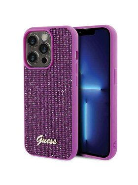 Guess Guess Etui na telefon Apple iPhone 15 Pro Różowy