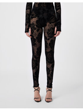 PHILIPP PLEIN PHILIPP PLEIN Legginsy 31060 Czarny Active Fit