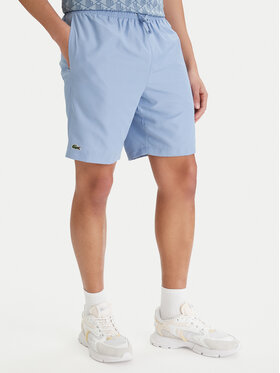 Lacoste Lacoste Szorty sportowe GH353T Błękitny Relaxed Fit