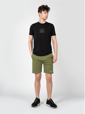 Iceberg Iceberg T-Shirt F020639A Czarny Regular Fit