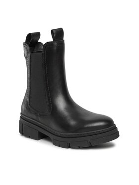 Tamaris Tamaris Členková obuv s elastickým prvkom 1-25901-41 Čierna