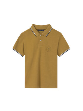 Mayoral Mayoral Тениска с яка и копчета 6133 Каки Regular Fit