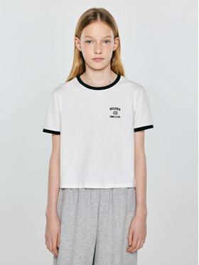BIG STAR BIG STAR T-Shirt LILLIA Biały Basic Fit