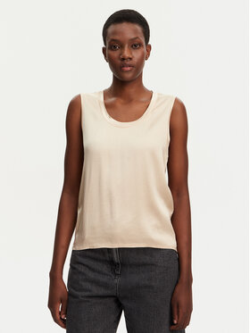 ViCOLO ViCOLO Blúz TD0006 Bézs Relaxed Fit