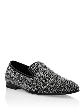 PHILIPP PLEIN PHILIPP PLEIN Mokasíny 12049 Čierna