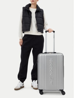 Reebok Reebok Μεσαία Βαλίτσα CEOWB-RBK-WAL-003-07-CCC-M Ασημί