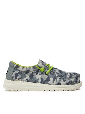 Hey Dude Hey Dude Mocasini Wally Youth Camodino 40043-425 Gri