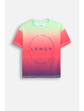 Lemon Explore Lemon Explore T-Shirt WL5143202ACG-022 Kolorowy Regular Fit